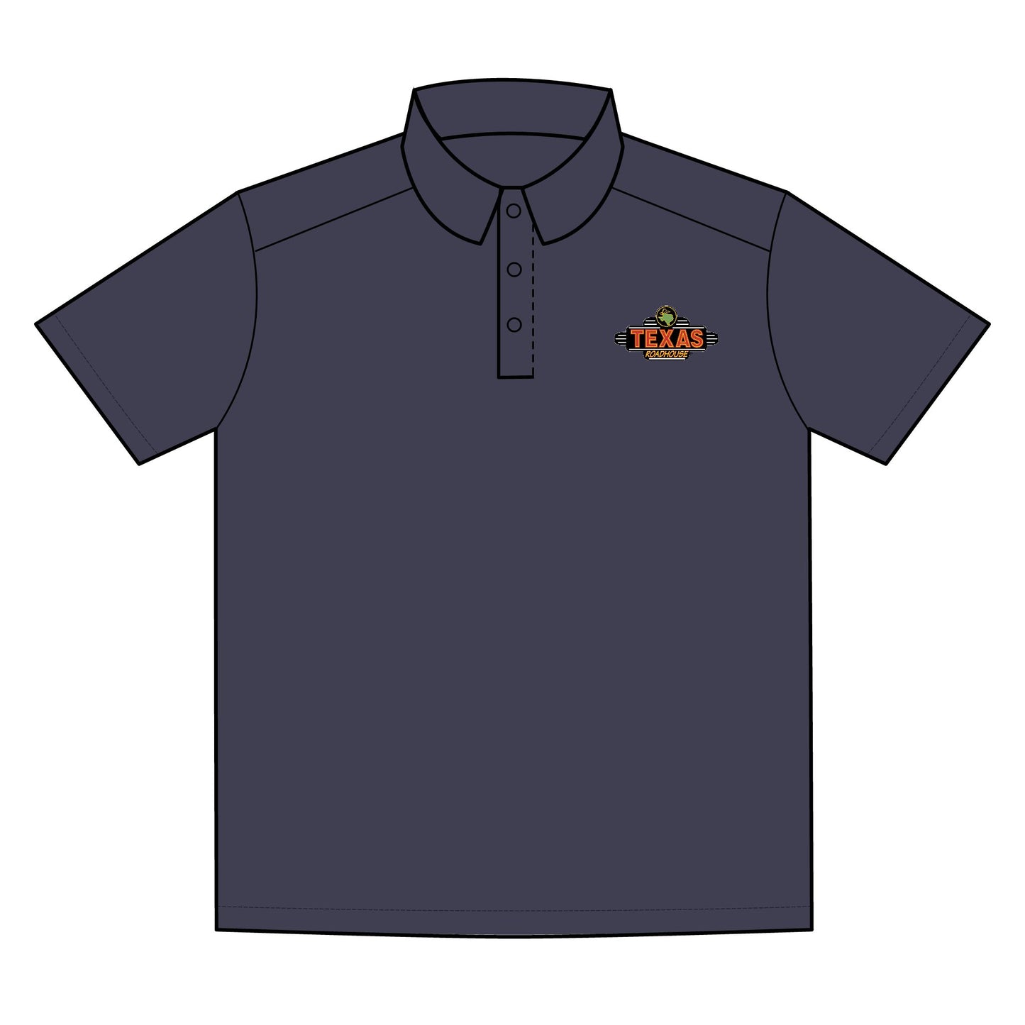 RacerMesh PosiCharge Polo — Performance Golf & Team Polo with Small Left Chest Logo