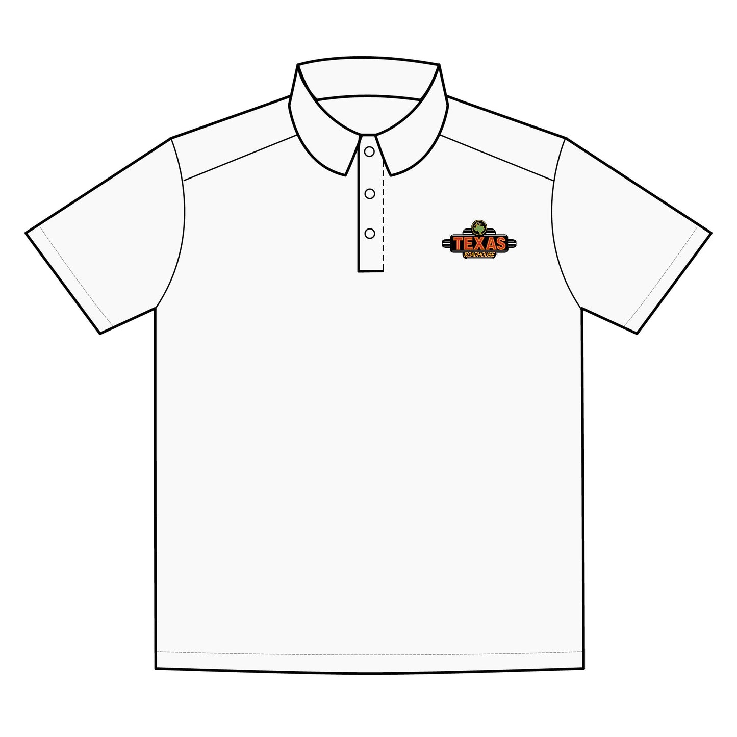 RacerMesh PosiCharge Polo — Performance Golf & Team Polo with Small Left Chest Logo