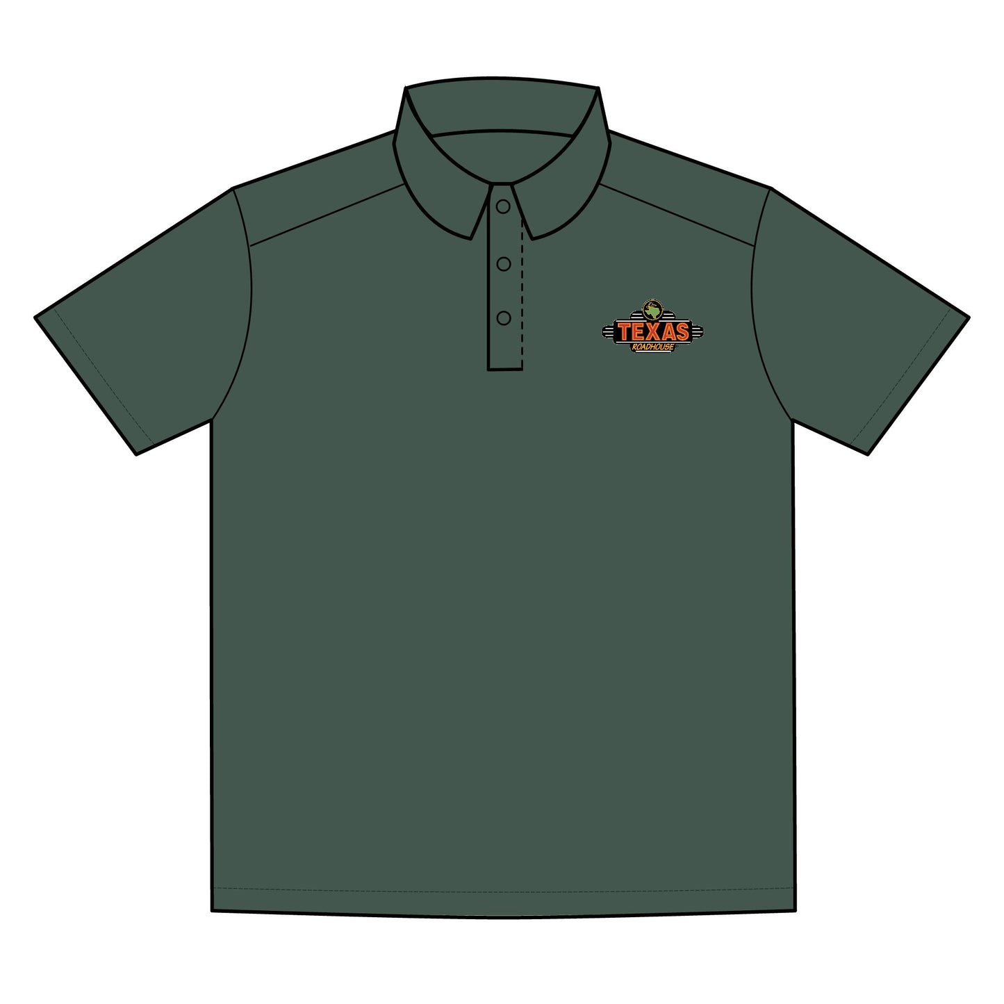 RacerMesh PosiCharge Polo — Performance Golf & Team Polo with Small Left Chest Logo