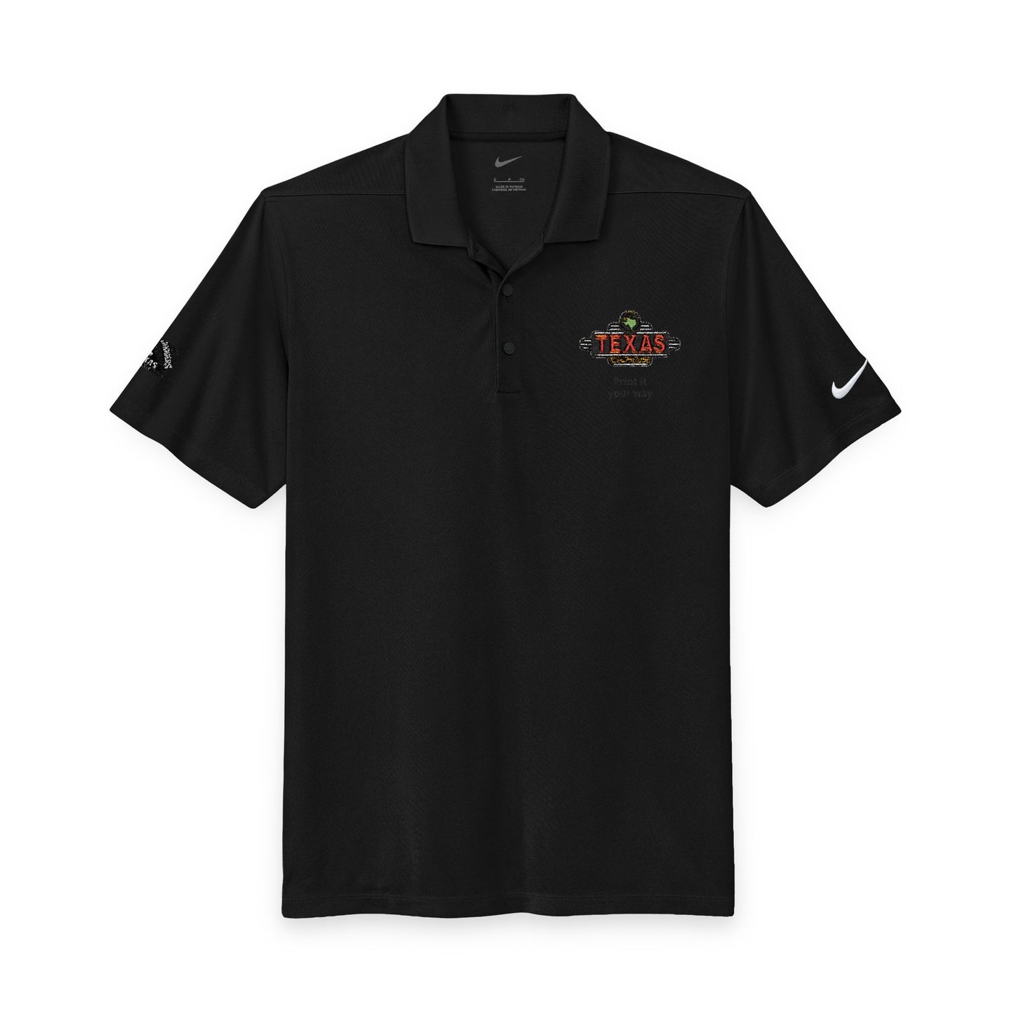 Nike Dri-FIT Polo — Golf Crest Logo Performance Shirt