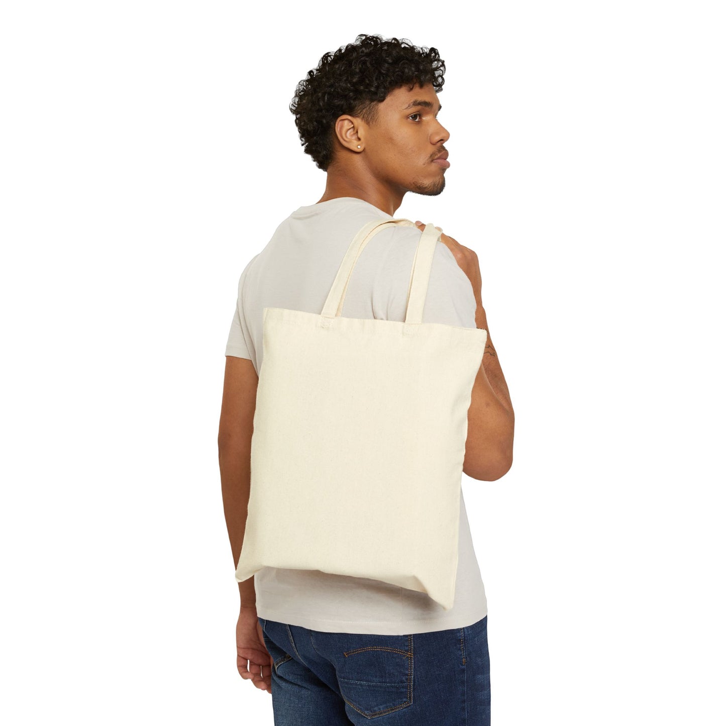 The Icebox Penguin Logo Tote Bag — Cotton Canvas Grocery & Market Tote