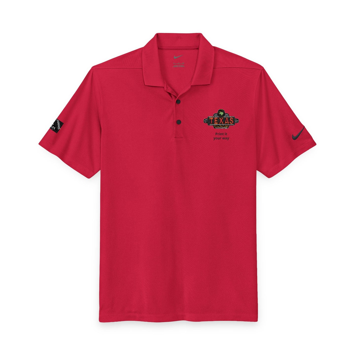 Nike Dri-FIT Polo — Golf Crest Logo Performance Shirt