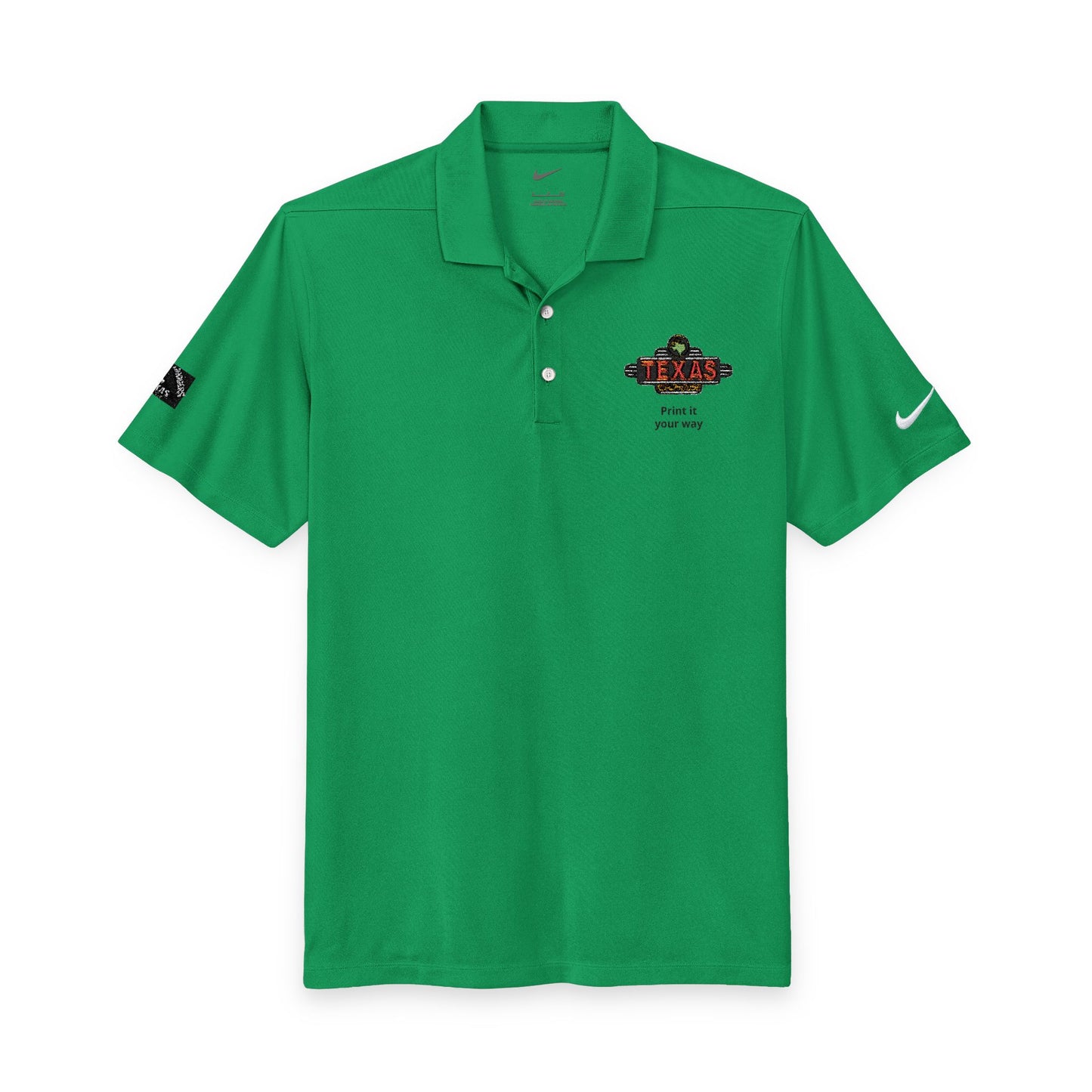Nike Dri-FIT Polo — Golf Crest Logo Performance Shirt